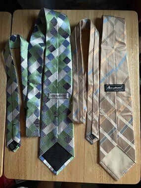 Geoffrey Beene & An Phuoc CravatGeoffrey Beene & An Phuoc Cravate Men's Ties Lot